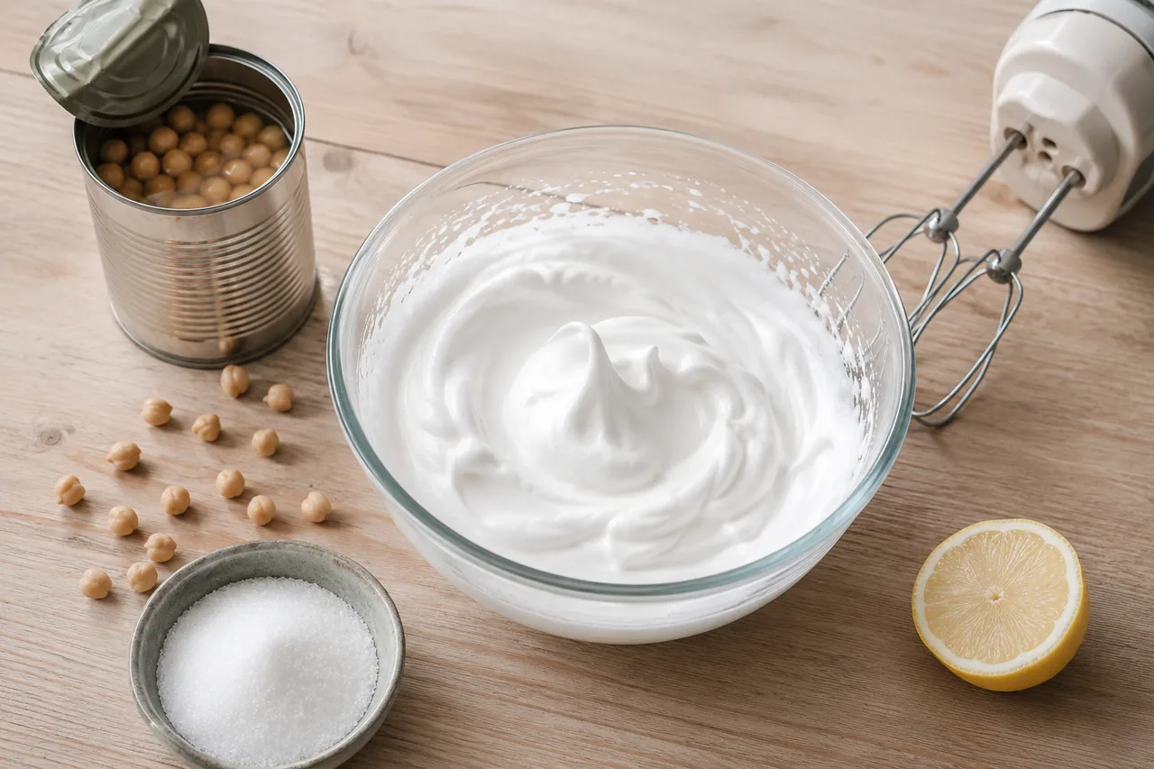 Aquafaba - vispa kikärtsspad till maräng, mousse och majonnäs